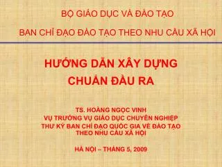 h ng d n x y d ng chu n u ra
