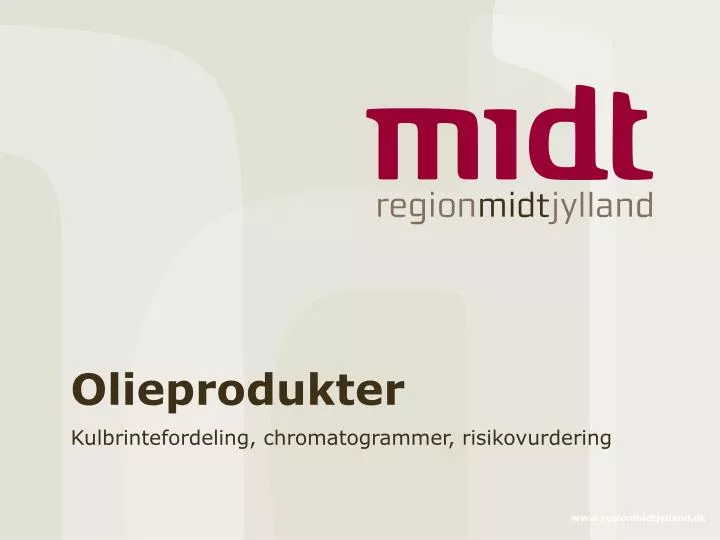 olieprodukter