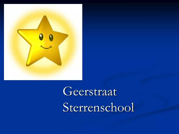 geerstraat sterrenschool