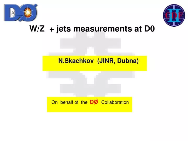 w z jets measurements at d0