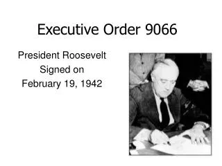 Executive Order 9066