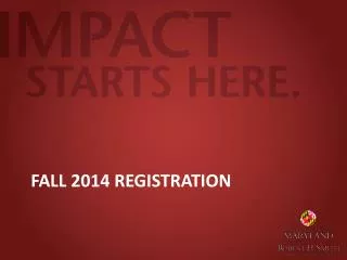 Fall 2014 Registration