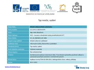 typ nosi e vyd n