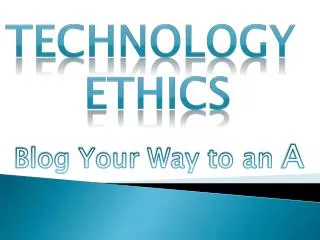 Technology Ethics