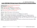 Proposal Response for Harris TG4a: Hybrid UWB/UNB Communications in WPANs - slide 1