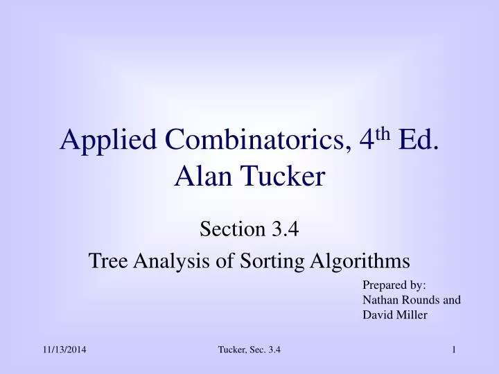 applied combinatorics 4 th ed alan tucker