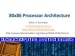 Exploring 8086 Processor Architecture and Applications - slide 1