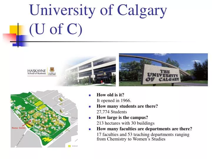 university of calgary u of c
