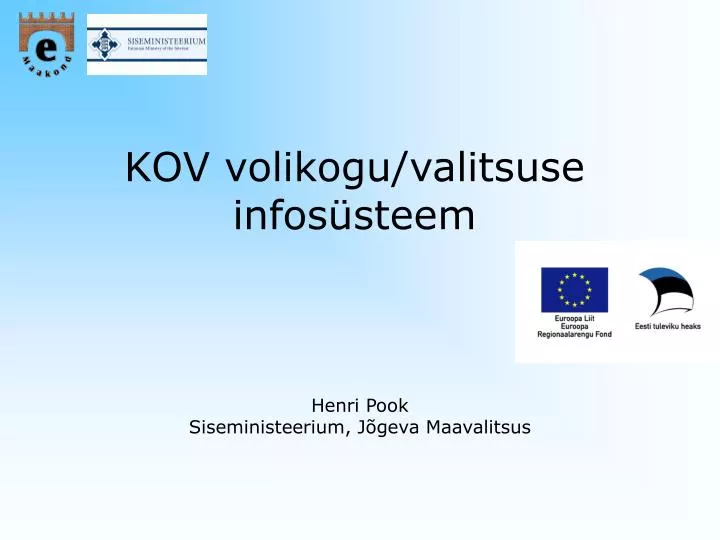 kov volikogu valitsuse infos steem