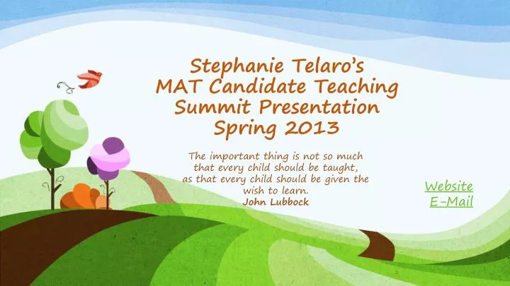 stephanie telaro s mat candidate teaching summit presentation spring 2013