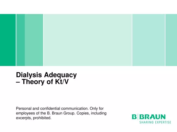 dialysis adequacy theory of kt v