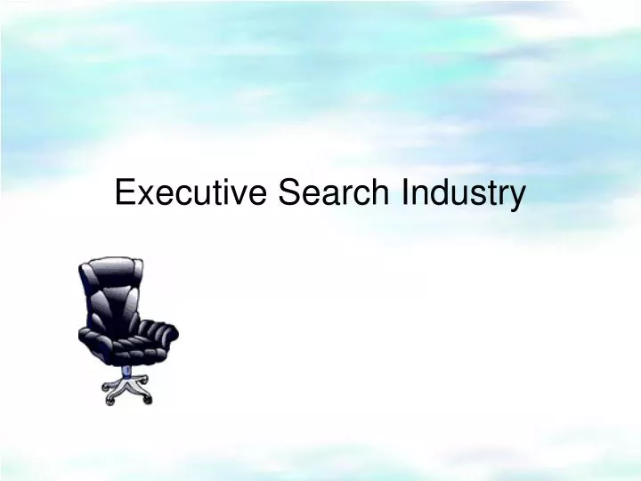 executive search industry