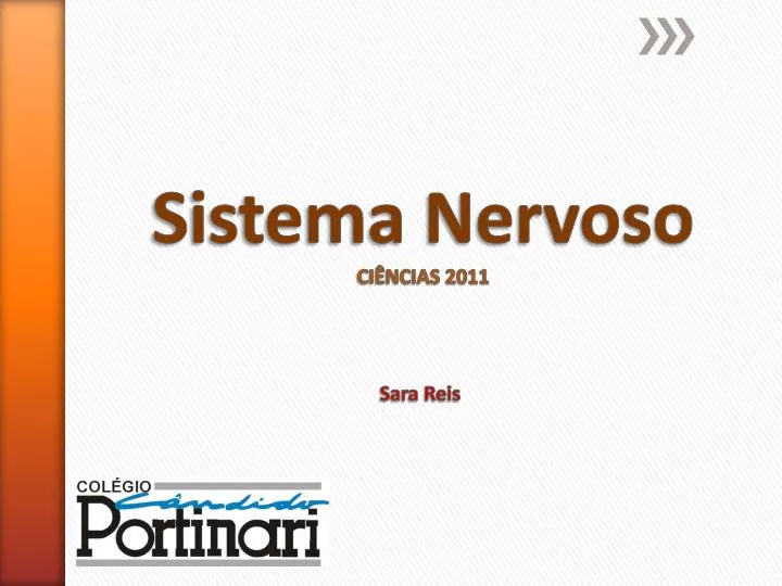 sistema nervoso ci ncias 2011