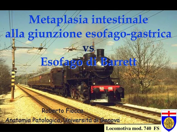 metaplasia intestinale alla giunzione esofago gastrica vs esofago di barrett