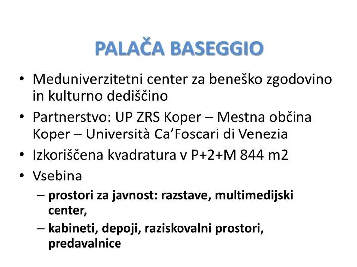 pala a baseggio