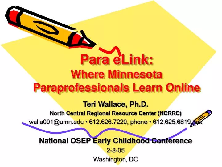 para elink where minnesota paraprofessionals learn online