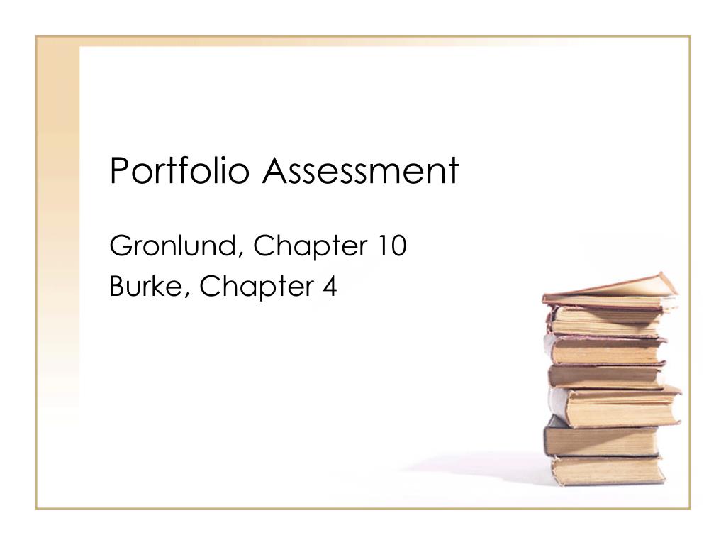 PPT - Portfolio Assessment PowerPoint Presentation, free download - ID ...