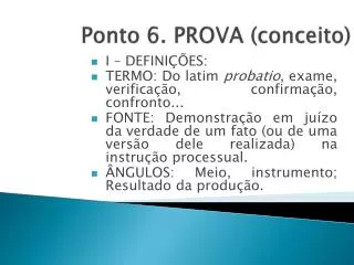 ponto 6 prova conceito