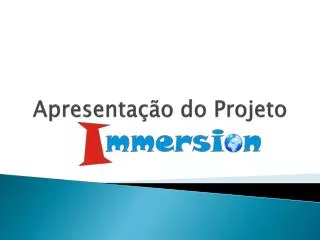 apresenta o do projeto