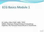 ECG Basics Module 1 - slide 1