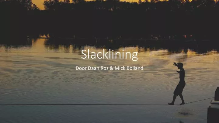 slacklining