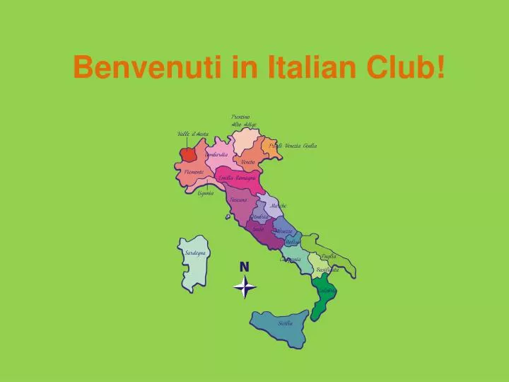 benvenuti in italian club