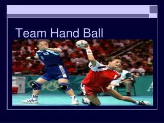 Team Hand Ball