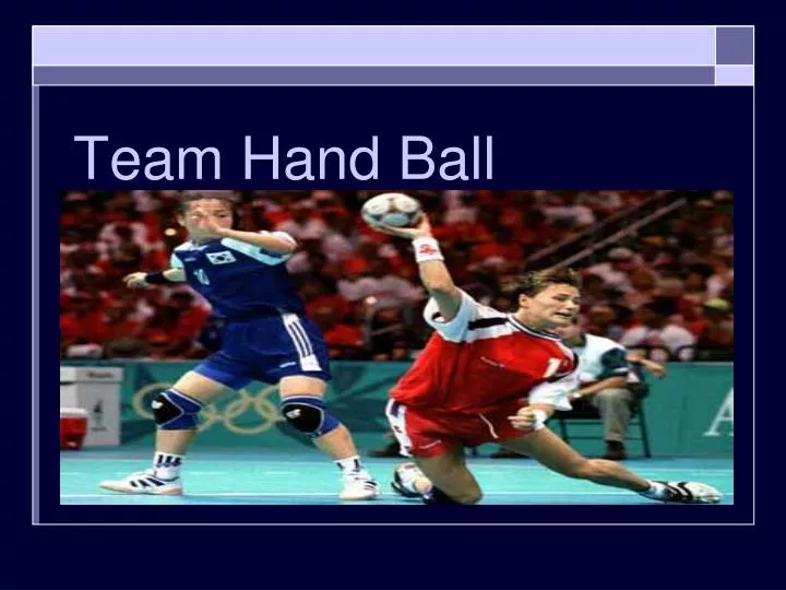 team hand ball