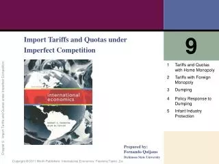Import Tariffs and Quotas under Imperfect Competition