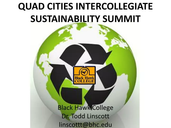 quad cities intercollegiate sustainability summit