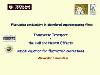 Transverse Transport / the Hall and Nernst Effects