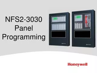 NFS2-3030 Panel Programming