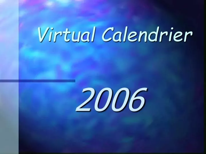 virtual calendrier