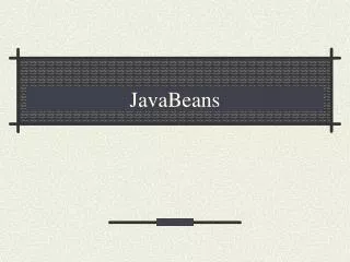 javabeans