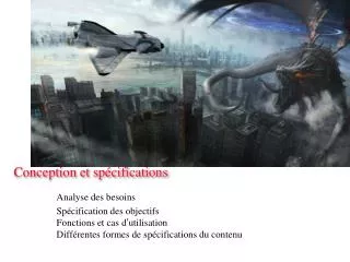 conception et sp cifications