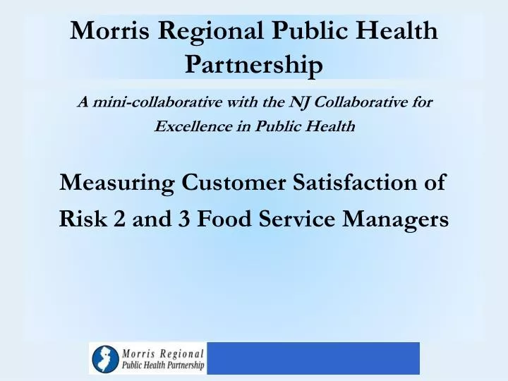 morris regional public health partnership