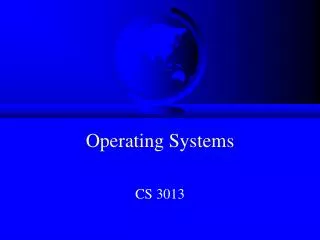 Operating Systems