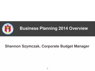 Business Planning 2014 Overview