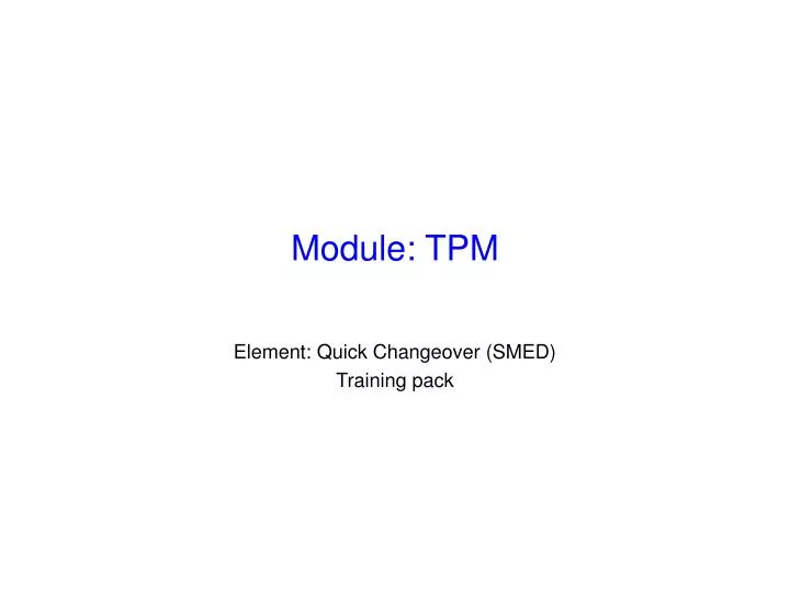 module tpm