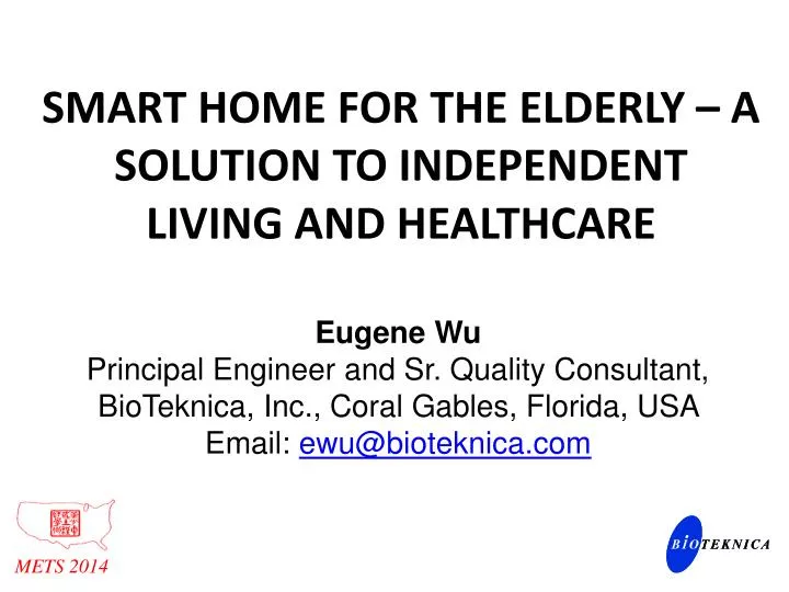 smart home for the elderly a solution to independent living and healthcare