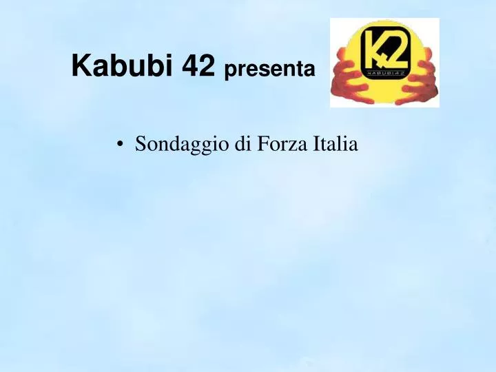 kabubi 42 presenta