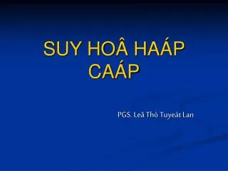 suy ho ha p ca p