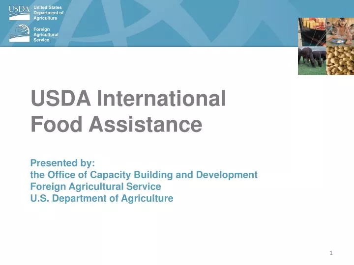 usda international food assistance