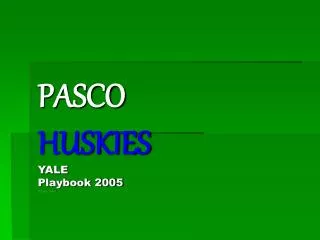 PASCO HUSKIES