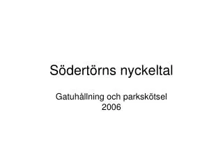 s dert rns nyckeltal