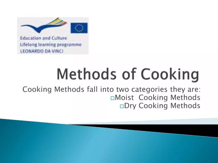 methods of cooking