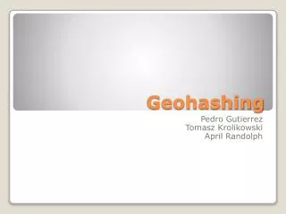 geohashing