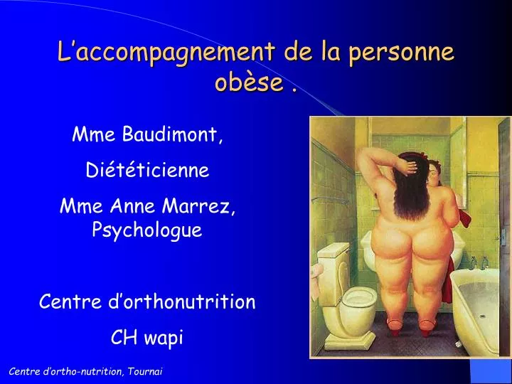 l accompagnement de la personne ob se