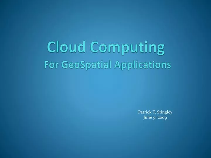 cloud computing