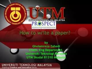 How to write a paper?